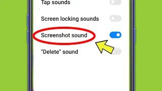 Screenshot Sound Off in Redmi Note 11 Pro