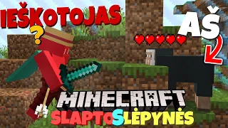 JIS MANĘS NEATPAŽINO // Minecraft Slaptos Slėpynės