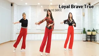 왈츠 라인댄스 | Loyal Brave True Line Dance (48c 4w Intermediate) Rob Fowler (ES)