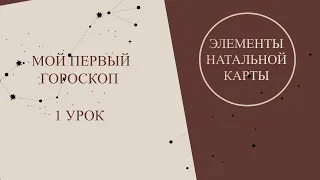 Курс астрологии для начинающих. Мой первый гороскоп. 1 урок