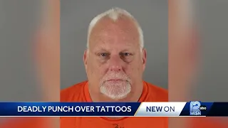 Deadly punch over tattoos