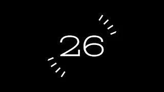 one minute countdown with loading circle animation. countdown, Stop watch and intro.