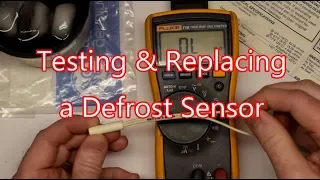 Testing and Replacing a GE Defrost Sensor - WR55x10025