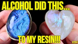 #264. Using ALCOHOL To Make HOLOGRAPHIC Effects In Resin Art!