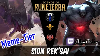 Sion Rek'Sai: Rek'Sai's Wrath | Legends of Runeterra LoR