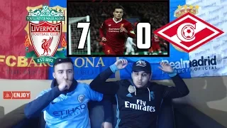 COUTINHO SHOW 🔥🔥- COUTINHO GUIDES LIVERPOOL TO 7-0 WIN - REACTION