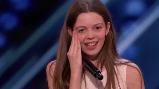 SHY Girl Turns Into A Singing Lion Gets GOLDEN BUZZER! - America's Got Talent 2018