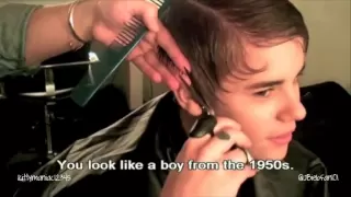 Justin Bieber RIP Hair Flip Never Say Never Special Feature