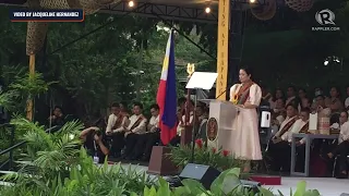 Former vice president Leni Robredo's UP Cebu commencement speech