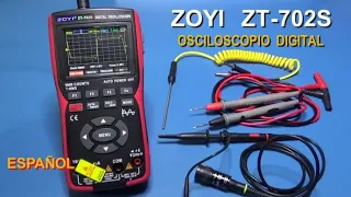 ZOYI ZT-702S Multímetro digital con osciloscopio de ZOTEK