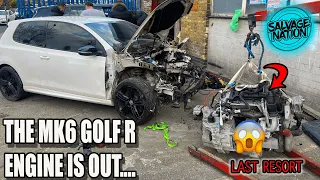 REBUILDING A WRECKED  MK6 VW GOLF R FROM COPART  - COPART REBUILD (PART 3)