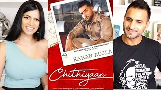 KARAN AUJLA | CHITHIYAAN REACTION!! | Desi Crew | Rupan Bal | Latest Punjabi Songs 2020