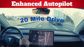 Can Tesla Enhanced Autopilot Drive Better Than a Human?