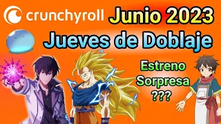 Jueves de doblaje para Junio 2023 en Crunchyroll 🤯 Nuevos estrenos anime con doblaje latino 🔥🔥🔥
