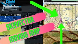 Microsoft Flight Simulator | How to get a SkyVector moving map into MSFS2020