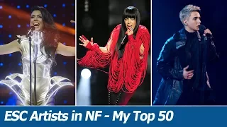 Eurovision Artists in National Finals (2003-2018) | My Top 50 Favs