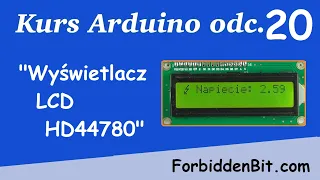 Kurs Arduino odc 20 Wyświetlacz LCD HD44780