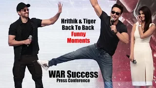 Hrithik Roshan LIVE MASTI With Media & Tiger | War Success Press Conference