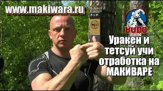 Уракен и тетсуй. Макивара МБШ.