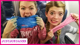 Making Slime On A Plane - What A Mess! / JustJordan33