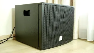 PA Subwoofer + Monitor Audio speakers Sound Test