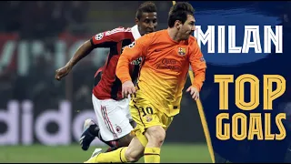 Some of the greatest goals against Italian teams in Milan