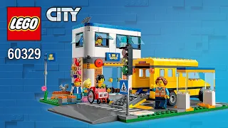 LEGO® City School Day (60329)[433 pcs] Step-by-Step Building Instructions | Top Brick Builder