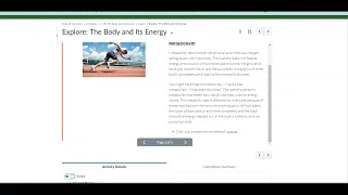 2.15 The Body and Its Energy