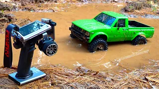 MUDDY 4x4 "NELLY" & my NEW Flysky Noble PRO Transmitter! | RC ADVENTURES