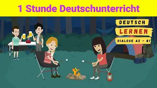 1 Stunde Deutschunterricht | Gespräch auf Deutsch | Verbesserung der Hör- und Sprechfähigkeiten