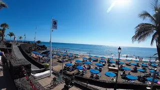 PUERTO DEL CARMEN LANZAROTE SPAIN BEAUTIFUL MORNING SUNNY DAY WALK ☀️🌴🇮🇨🇪🇦