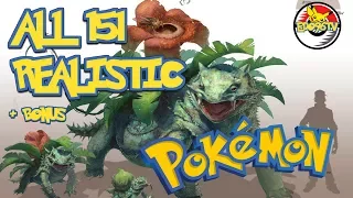 ALL 151 REALISTIC POKÉMON (+ BONUS) !