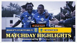 SPIDER BAGS A BRACE! Matchday Highlights: Bishop's Stortford FC vs Chester FC | VNLN