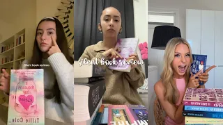 ‘silent book review’ – tiktok compilations . ( video credits to the vid owners )