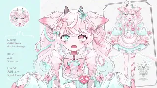 【VTuber】心狼羽めゆ様　モデル紹介【Live2D】