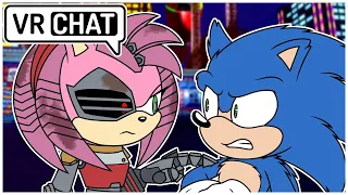 Rusty Rose Meets Movie Sonic?! (VR Chat)