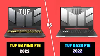 'Asus TUF Gaming F15' (2022) vs 'Asus TUF Dash F15' (2022) || RTX 3060, RTX 3050, Intel i5/i7.