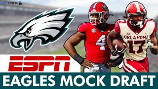 ESPN’s NEW Philadelphia Eagles 7-Round Mock Draft Ft. Nolan Smith & Marvin Mims | 2023 NFL Draft