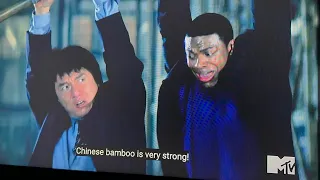 Rush Hour 2 (2001) Lee & Carter Gets Fall Out Off by Hu Li Scene!!! (MTV TV Version)