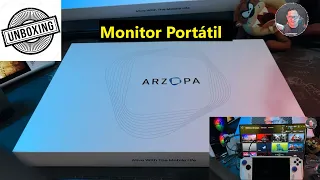 Unboxing Novo ARZOPA 16 1 polegada 100% sRGB 144Hz