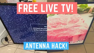 How to Watch HD Live TV Over-the-Air for FREE (Antenna Hack)