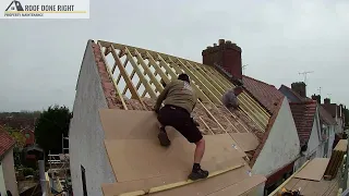 How to Build a Roof? Construction Time Lapse