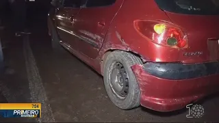 Carro cai em ribanceira na PR-383 - Primeiro Impacto PR (10/07/18)