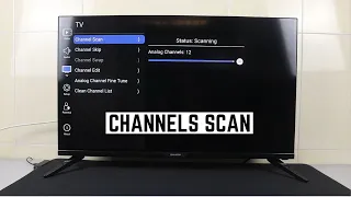 How to Scan Local Channel on SHARP Smart TV