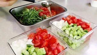 Try Cucumbers and Tomatoes Like This! Eating a healthy breakfast removes inflammation!