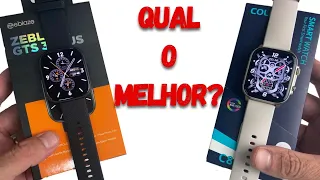 ZEBLAZE GTS 3 PLUS vs COLMI C81 - QUAL VOCÊ DEVE ESCOLHER, VEJA AS FUNÇÕES E DIFERENÇAS E ESCOLHA!