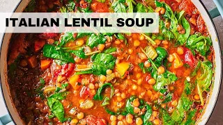 Italian Lentil Soup Recipe | Healthy Lentil Soup!