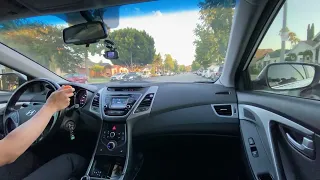 2014 Hyundai Elantra - LA Driving (POV)