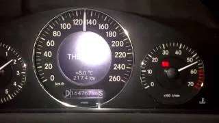 Mercedes CLK 320 W209 0 - 180 Acceleration