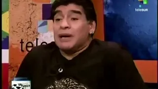 Maradona habla de Costa Rica antes del Mundial 2014